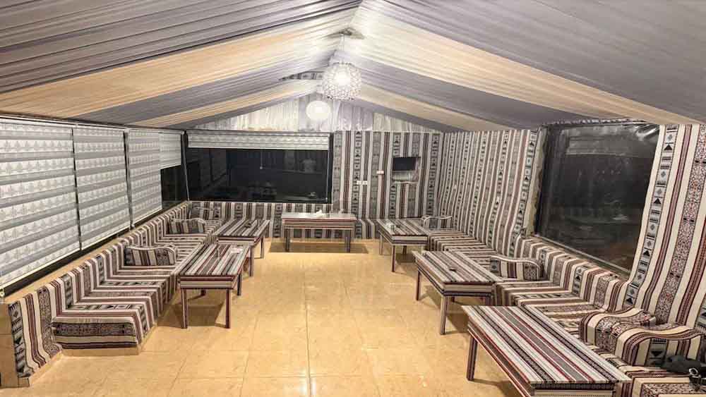 Al Omar Camp sunset