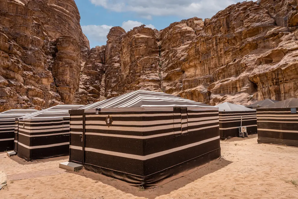Deluxe Tent exterior view