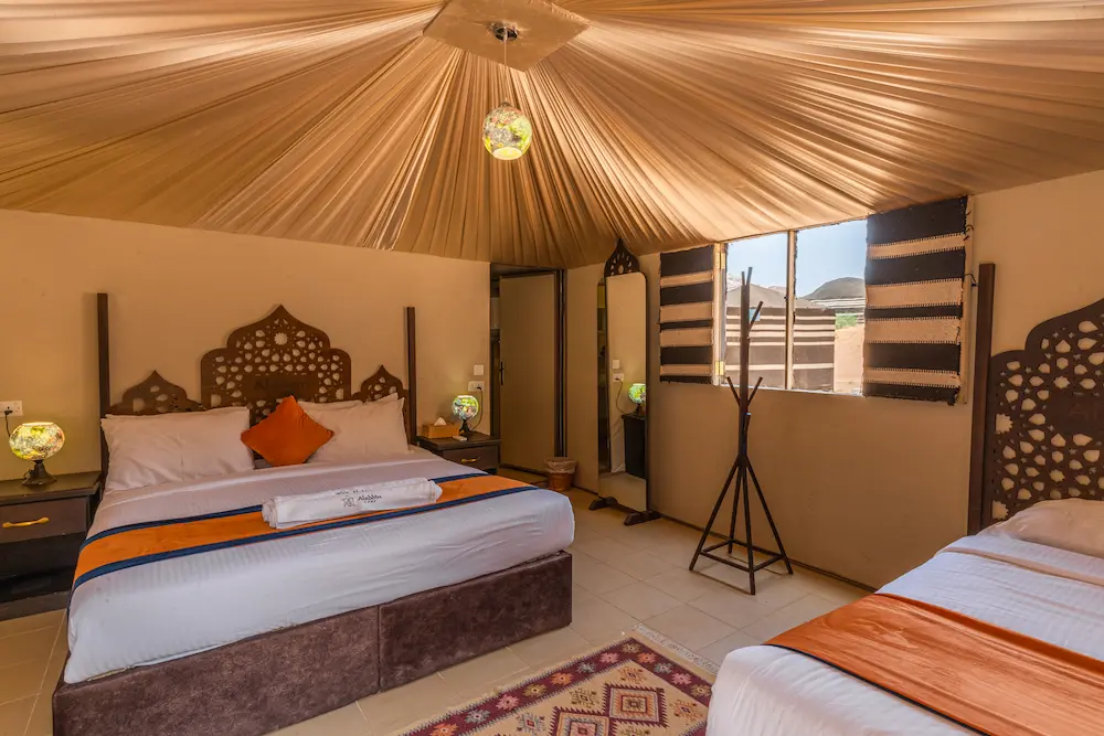 Deluxe Tent interior