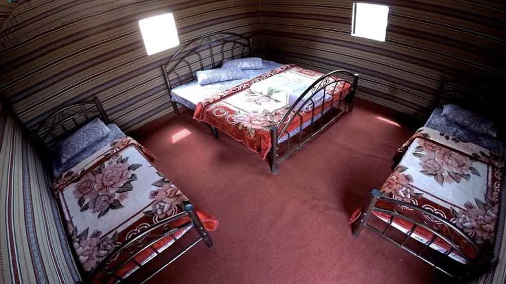 Tenda Beduina interno