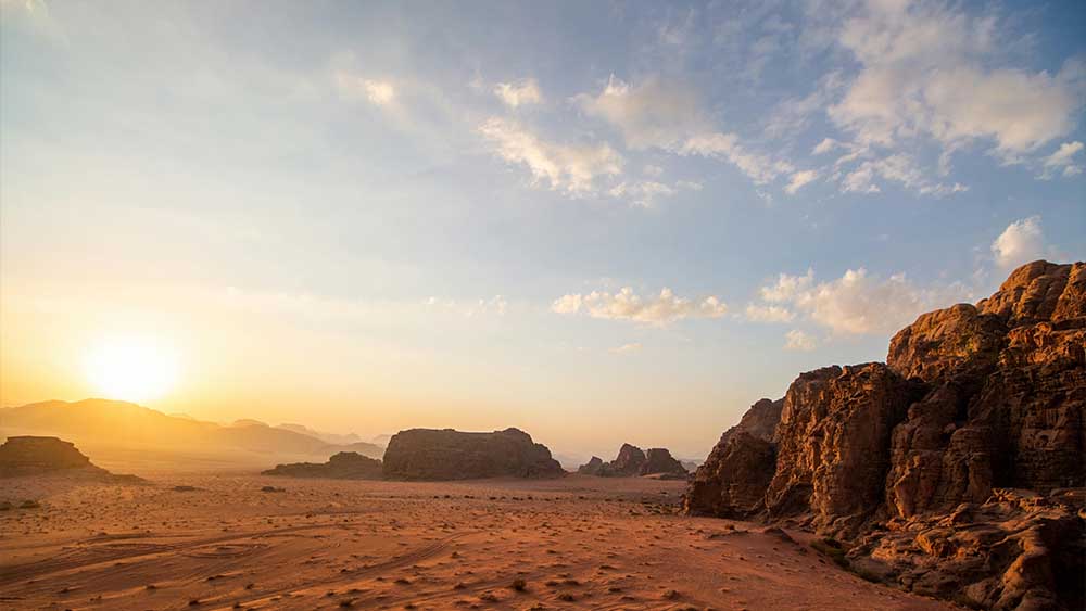 Shahrazad Desert Camp mountains